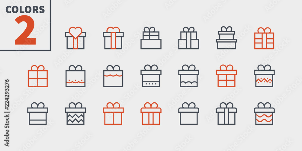 Poster gifts pixel perfect icons well-crafted vector thin line icons 48x48 ready for 24x24 grid for web gra