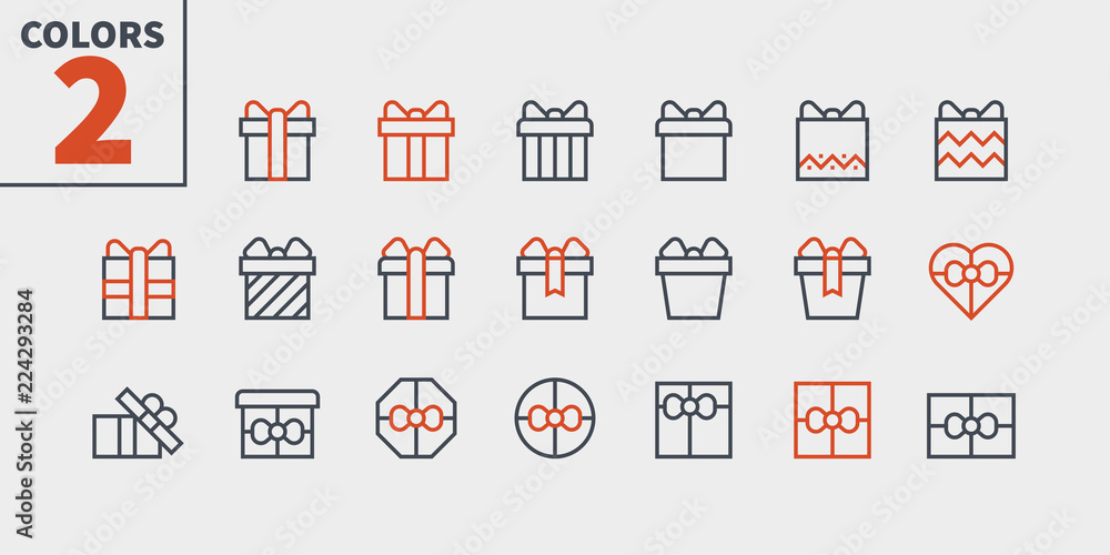 Poster gifts pixel perfect icons well-crafted vector thin line icons 48x48 ready for 24x24 grid for web gra