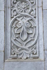 The texture of the Cathedral of Christ the Savior in Moscow