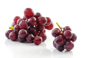 fresh grape isolated on white background