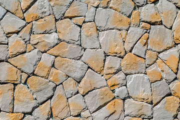 Stacked Stone Wall