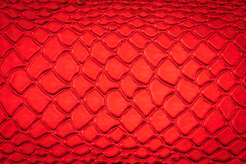 Red exotic Snake skin pattern