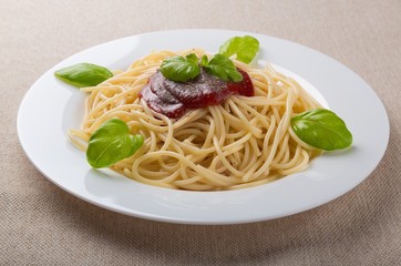 Spaghetti with Tomato Sauce