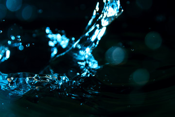 Water splash as background