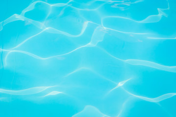 Pool water reflecting