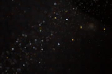 Colorful defocus bokeh water use for background