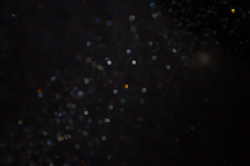 Colorful defocus bokeh water use for background