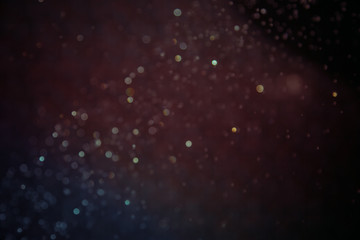 Colorful defocus bokeh water use for background