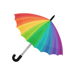  ute rainbow umbrella vector Illustration on a white background