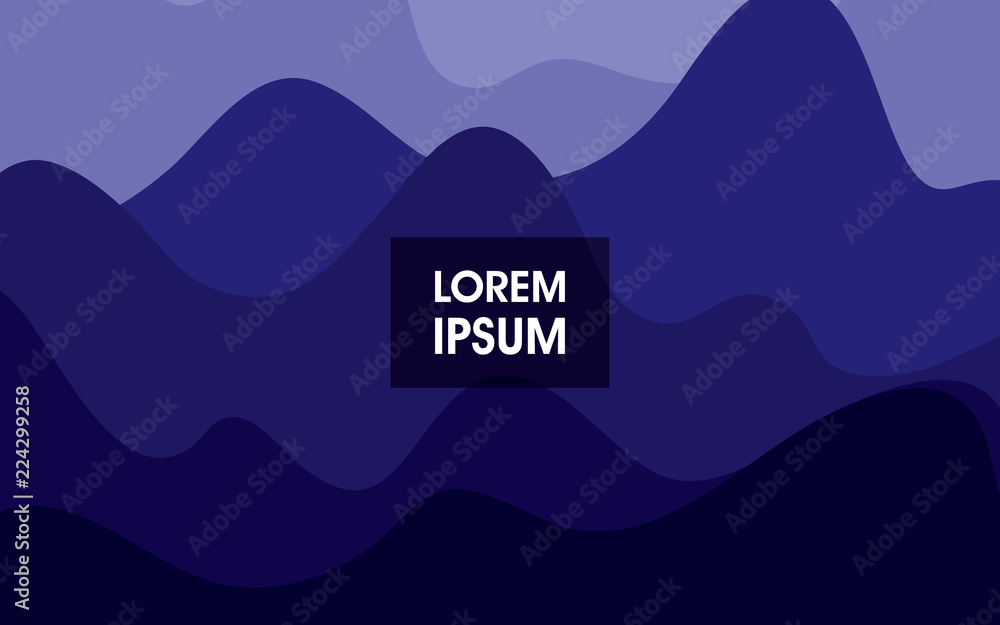 Poster Abstract color vector background dynamic effect. vector illustration