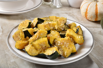 Parmesan Roasted Acorn Squash