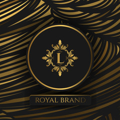Luxury Background with Gold Color