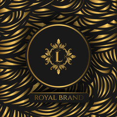 Luxury Background with Gold Color