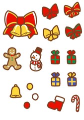 クリスマスアイコンセット