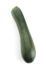 Fresh zucchini isolated on white