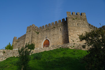 Castillo de la Orden de los Templarios en Pombal, Portugal.