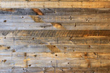 Wall texture made of old wooden board for background material
