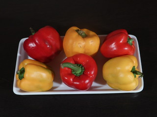 Paprika is a cultivar of the species Capsicum annuum paprika yield different colors, including red, yellow, orange and green peppers are sometimes grouped with less pungent pepper called sweet peppers