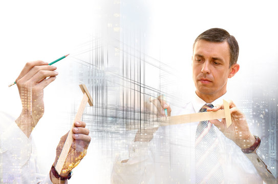 construction designing witch innovative idead designer architect