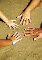 Many hands together