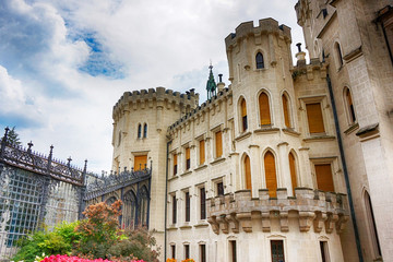 Fototapeta premium Hluboka castle in the czech republic