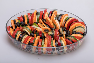 Ratatouille, French Provençal stewed vegetable dish originating in Nice