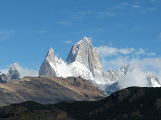 Fitz Roy high mountain