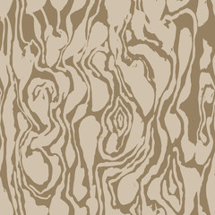 Borstel geschilderd uit de vrije hand lijnen naadloos patroon. Beige strepen grunge achtergrond. Vector illustratie.