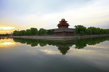 Fototapeta na wymiar The Forbidden City in Beijing, China