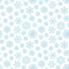 Christmas seamless doodle pattern