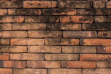 light gray and aged paint white brick wall background in rural room