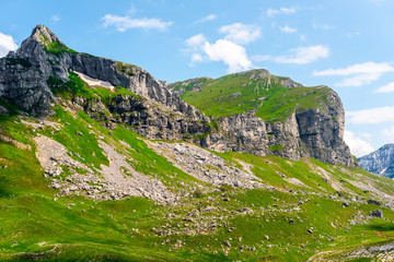 Rocky mountains in Durmitor massif, Montenegro