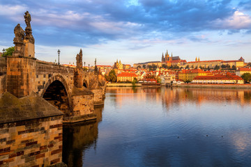Prague Old Town, Czech Republic, on sunrise