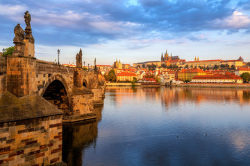 Fototapeta na wymiar Prague Old Town, Czech Republic, on sunrise