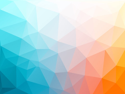 color triangular abstract background