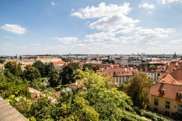 Der Palffy-Garten in Sommer in Prag, Tschechische Republik