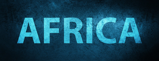 Africa special blue banner background