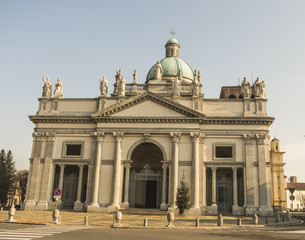 Obraz premium Vercelli street Italy