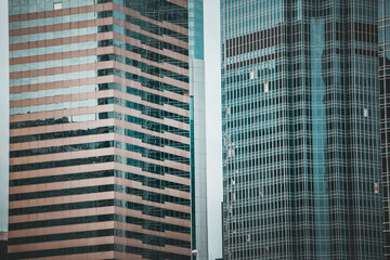 Obraz premium Modern architecture window closeup