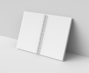 Open blank notebook