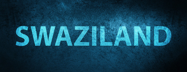 Swaziland special blue banner background