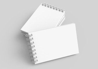 Spiral notebooks blank template