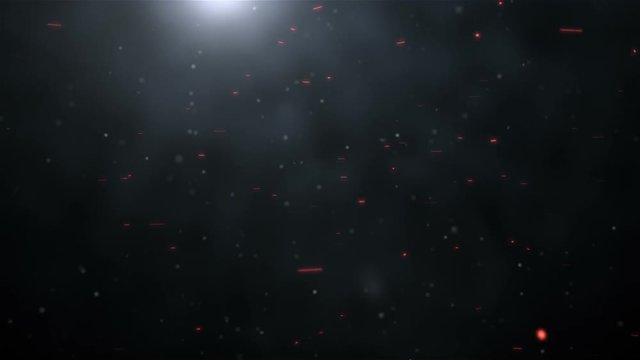 Loop action particles cinematic background for motion graphics, VFX and animations etc