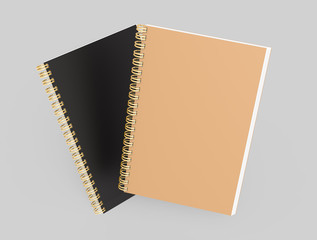 Blank notebooks set