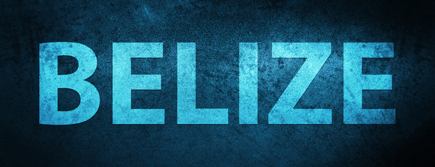 Belize special blue banner background