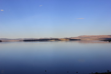 Abendsonne über dem Monolake USA