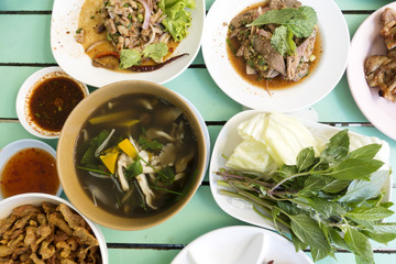 The food of the Thai people in the Northeast.