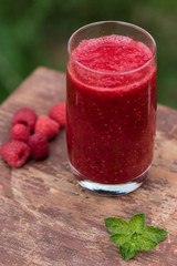 Fruity smoothies of fresh berries