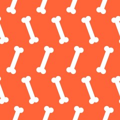 Halloween seamless pattern, flat design with clipping mask