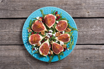 Figs autumn salad